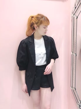 「lilLilly（リルリリー）のアイテム（ジャケット/アウター）」を使った、ゆずさん（レディース・155cm）の冬コーディネート