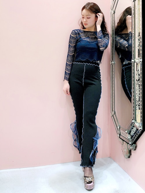 LILICIOUS（リリシャス）の「クリアモチーフウェッジサンダル  