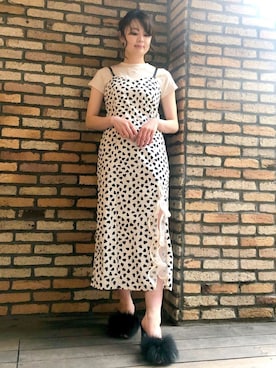「LILICIOUS（リリシャス）のアイテム」を使った、ゆずさん（レディース・155cm）の春コーディネート