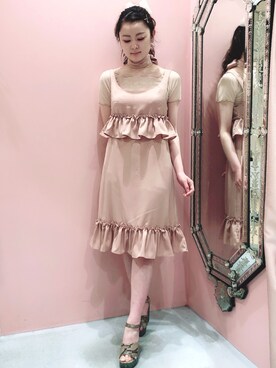 「LILICIOUS（リリシャス）のアイテム」を使った、ゆずさん（レディース・155cm）の夏コーディネート