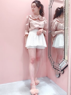 「LILICIOUS（リリシャス）のアイテム」を使った、ゆずさん（レディース・155cm）の夏コーディネート