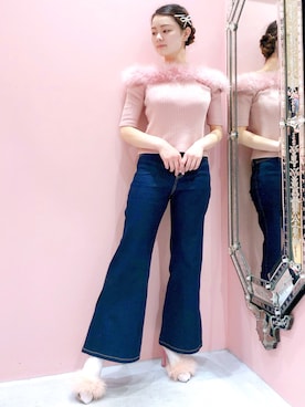 「リルリリー」｜「アイテム（オールインワン・サロペット）」を使った、ゆずさん（レディース・155cm）の秋コーディネート