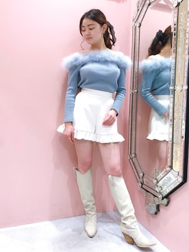 「LILICIOUS（リリシャス）のアイテム」を使った、ゆずさん（レディース・155cm）の秋コーディネート