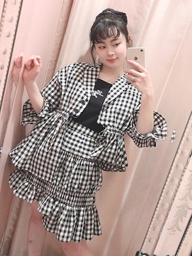 「LILICIOUS」｜「アイテム（ジャケット/アウター）」を使った、ゆずさん（レディース・155cm）の春コーディネート