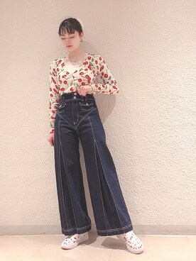 「ペイン」｜ゆずさん（レディース・155cm）の春コーディネート