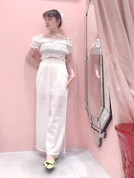 「LILICIOUS（リリシャス）のアイテム」を使った、ゆずさん（レディース・155cm）の春コーディネート