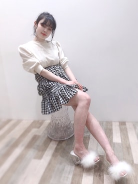 「LILICIOUS（リリシャス）のアイテム」を使った、ゆずさん（レディース・155cm）の春コーディネート