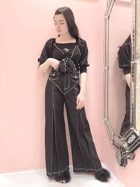 「LILICIOUS（リリシャス）のアイテム」を使った、ゆずさん（レディース・155cm）の春コーディネート