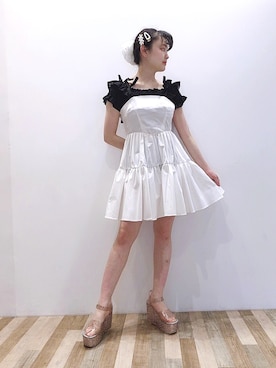 「LILICIOUS（リリシャス）のアイテム」を使った、ゆずさん（レディース・155cm）の春コーディネート