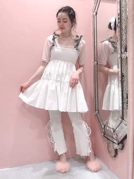 「LILICIOUS（リリシャス）のアイテム」を使った、ゆずさん（レディース・155cm）の春コーディネート