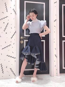 「LILICIOUS（リリシャス）のアイテム」を使った、ゆずさん（レディース・155cm）の夏コーディネート