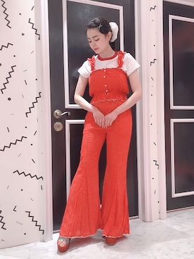 「LILICIOUS（リリシャス）のアイテム」を使った、ゆずさん（レディース・155cm）の夏コーディネート