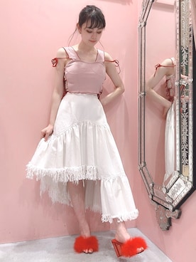 「LILICIOUS（リリシャス）のアイテム」を使った、ゆずさん（レディース・155cm）の夏コーディネート
