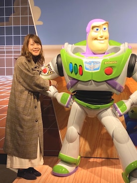 「トイストーリー」｜「アイテム（その他アウター）」を使った、ぽかさん（レディース・158cm）の冬コーディネート