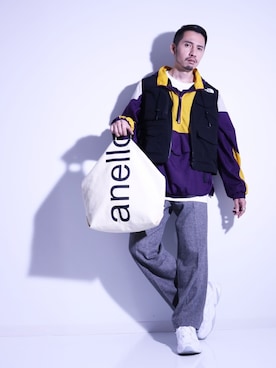 「BEAUTY&YOUTH UNITED ARROWS（ビューティーアンドユースユナイテッドアローズ）のアイテム（ナイロンジャケット）」を使った、h.takeさん（メンズ・176cm）の秋コーディネート