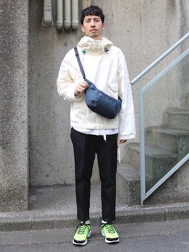「Anello」｜「アイテム（ジャケット/アウター）」を使った、h.takeさん（メンズ・176cm）の春コーディネート