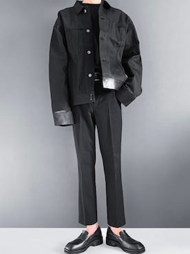 「FACTOTUM（ファクトタム）のアイテム（ジャケット/アウター）」を使った、Ryotaさん（メンズ・170cm）の冬コーディネート