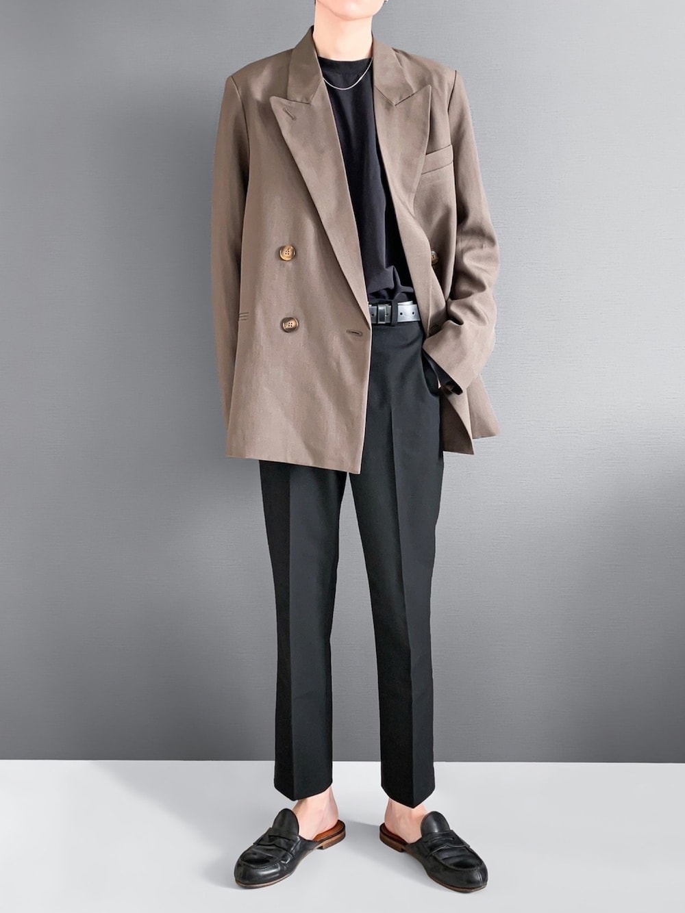 【NA】ヴィンテージ セットアップ ダブル モード テーラード ジャケット NA】ヴィンテージ セットアップ ダブル モード テーラード