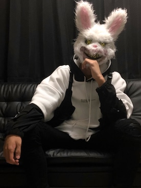 「DANKE SCHON（ダンケシェーン）のアイテム（パーカー）」を使った、Miky_officialさん（メンズ・180cm）の秋コーディネート