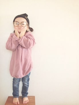 「LBC（エルビーシー）のアイテム」を使った、𝚜𝚘𝚘𝚘𝚕𝚊𝚊𝚊さん（キッズ・90cm）の冬コーディネート