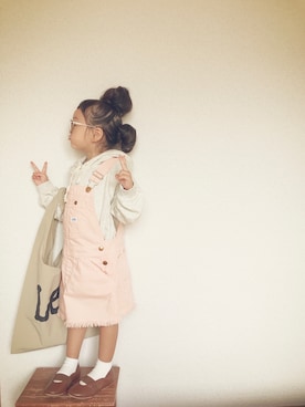 𝚜𝚘𝚘𝚘𝚕𝚊𝚊𝚊さん（キッズ・100cm）の秋コーディネート