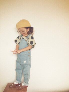 𝚜𝚘𝚘𝚘𝚕𝚊𝚊𝚊さん（キッズ・100cm）の秋コーディネート