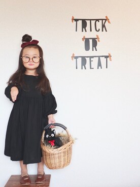 「wearhalloween2017」｜「アイテム（ラッピングキット）」を使った、𝚜𝚘𝚘𝚘𝚕𝚊𝚊𝚊さん（キッズ・100cm）の秋コーディネート