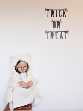 「wearhalloween2017」｜「アイテム（ラッピングキット）」を使った、𝚜𝚘𝚘𝚘𝚕𝚊𝚊𝚊さん（キッズ・100cm）の秋コーディネート
