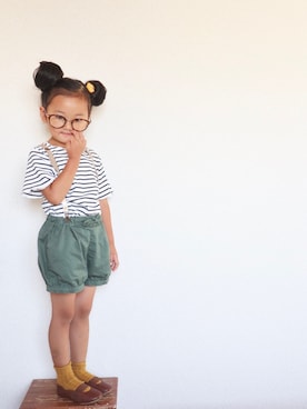 𝚜𝚘𝚘𝚘𝚕𝚊𝚊𝚊さん（キッズ・100cm）の夏コーディネート