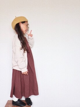 「オシャレパッソ」｜𝚜𝚘𝚘𝚘𝚕𝚊𝚊𝚊さん（キッズ・100cm）の秋コーディネート