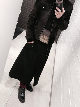 「オリジナル」｜「アイテム（トレンチコート）」を使った、kuroihito (tommy)さん（メンズ・173cm）の春コーディネート