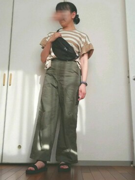 「スポサン」｜「アイテム（ラッピングキット）」を使った、◌̥*⃝ きぬ　🐾　さん（レディース・156cm）の夏コーディネート
