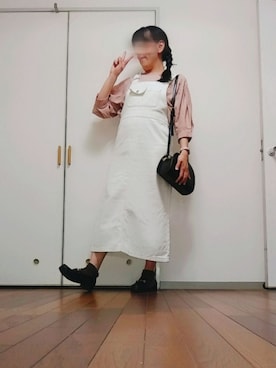 「ラブアンドピース2020」｜「アイテム（ジャンパースカート）」を使った、◌̥*⃝ きぬ　🐾　さん（レディース・156cm）の秋コーディネート