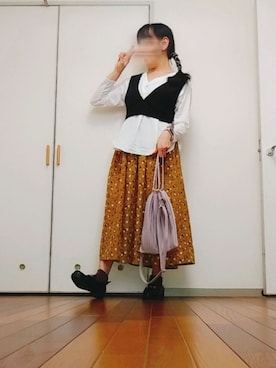 ◌̥*⃝ きぬ　🐾　さん（レディース・156cm）の秋コーディネート