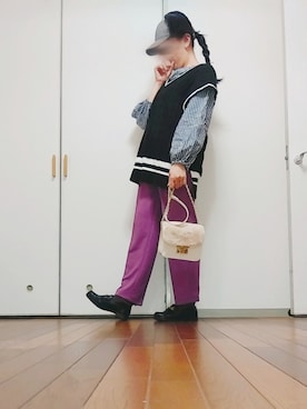 「レプシィム(LEPSIM)」｜「アイテム（キャップ）」を使った、◌̥*⃝ きぬ　🐾　さん（レディース・156cm）の秋コーディネート
