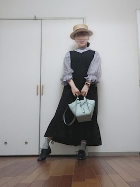 「クリスプ」｜「アイテム（パンプス）」を使った、◌̥*⃝ きぬ　🐾　さん（レディース・156cm）の春コーディネート
