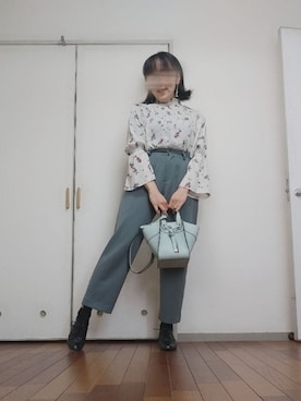 「インディヴィ」｜「アイテム（ラッピングキット）」を使った、◌̥*⃝ きぬ　🐾　さん（レディース・156cm）の春コーディネート