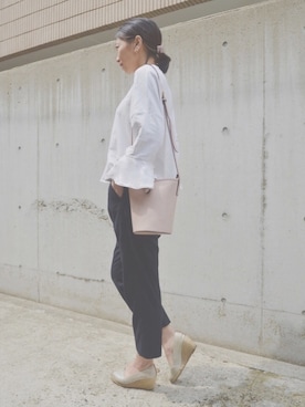 「フリルトップス」｜ayuGさん（レディース・167cm）の春コーディネート