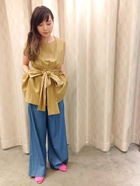 谷本さん（レディース・152cm）の春コーディネート