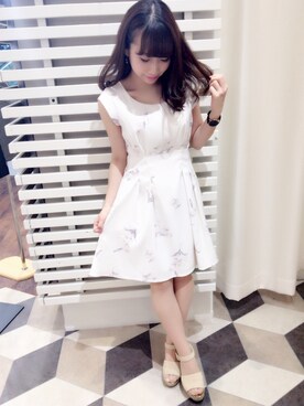 「S/S」｜長澤麻唯さん（レディース・147cm）の春コーディネート