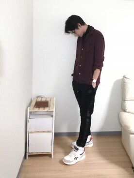「ROYALPALM（ロイヤルパーム）のアイテム」を使った、Yu...さん（メンズ・182cm）の秋コーディネート