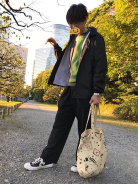 「wearhalloween2017」｜「アイテム（カバーオール）」を使った、hirokiさん（メンズ・175cm）の秋コーディネート