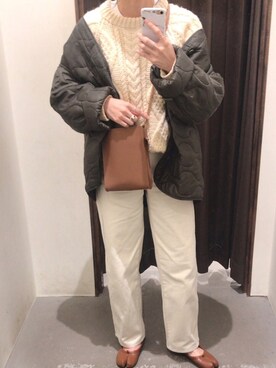 「ROTHCO（ロスコ）のアイテム（その他アウター）」を使った、sayさん（レディース・160cm）の冬コーディネート