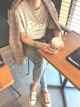 sayさん（レディース・160cm）の春コーディネート