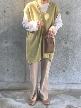sayさん（レディース・160cm）の春コーディネート