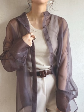 sayさん（レディース・160cm）の春コーディネート