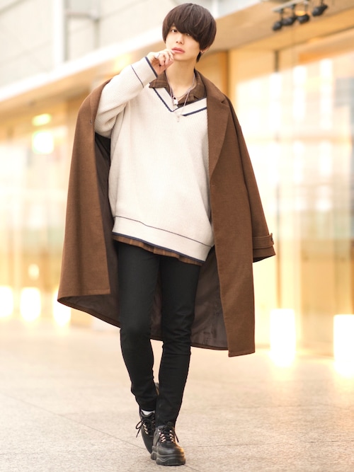 KEI (犬飼 京)|ADRERのチェスターコートを使ったコーディネート - WEAR