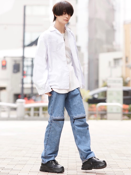 MONKEY TIME（モンキータイム）の「＜monkey time＞ DENIM KNEE ZIP