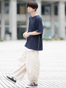「アイテム（音楽/本・雑誌）」を使った、犬飼京 inukai keiさん（メンズ・183cm）の夏コーディネート