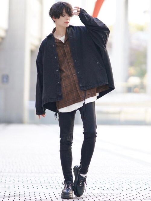 ウォレットチェーンを使った人気ファッションコーディネート Aractidf